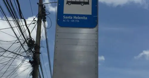 PARADERO SITP BARRIO SANTA HELENITA  178A05